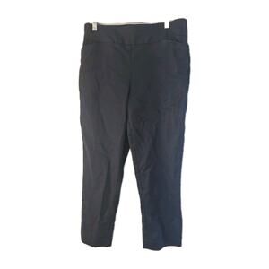 Croft & Barrow The Effortless Black Casual Cropped Pants Womans‎ Size 10P Short